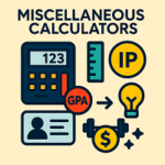 Miscellaneous Calculators